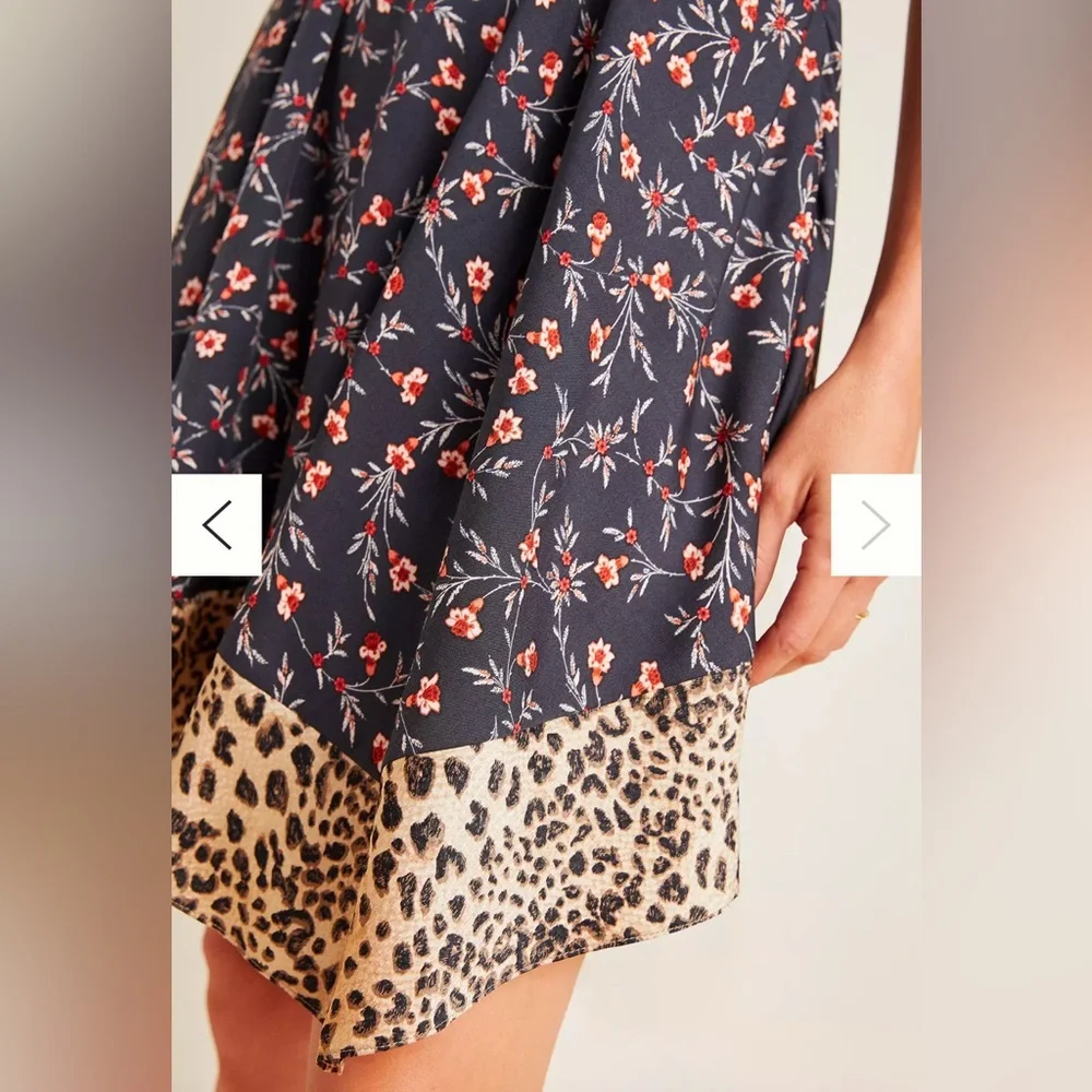 Rebecca Taylor Scarlett Tie-Sleeved Mini Dress - Picture 4 of 11